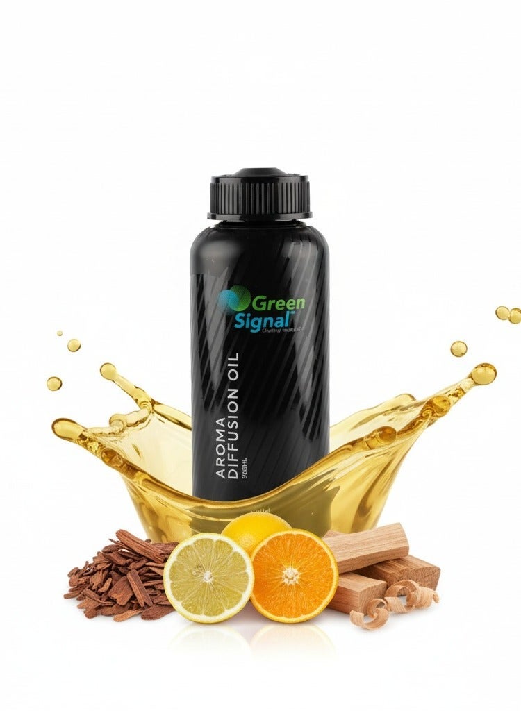 جرين سيجنال زيت عطر  ادريس 500 مل – رائحة عصرية وجذابة لأجهزة الدفيوزر – زيت عطري مركز يدوم طويلًا للمنزل والمكتب - Image 2